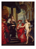 The Medici Cycle: the Treaty of Angouleme 30 April 1619, 1621-5 reproduction procédé giclée par Rubens 
