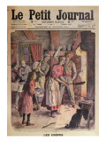 Making Pancakes, Illustration from 'Le Petit Journal', 26th February 1911 Lámina giclée por English School Making Pancakes, Illustration from 'Le Petit Journal', 26th February 1911 Lámina giclée por English School