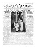 Peter Pan as Young as Ever, Front Page of 'The Children's Newspaper', January 1935 Giclee Print by English School 