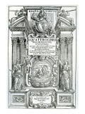 Frontispiece to 'Quattro Libri Dell'Architettura' by Andrea Palladio, 1570 Giclee Print by Italian School 