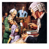 Sydney Carton and Lucie Manette, from Charles Dickens' Novel, a Tale of Two Cities Giclee Print by Barrie Linklater