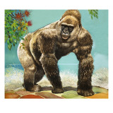 Guy the Gorilla, Illustration from 'Who's in the Zoo' Giclee Print by G. W Backhouse