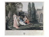 Louis Xiv in Pursuit of Louise De La Valliere Who Had Taken Refuge after a Quarrel in 1662 Impressão giclée por Emile Jean Horace Vernet