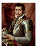 Portrait of a Knight of the Order of St. Stephen reproduction procédé giclée par Michele Di Ridolfo Tosini