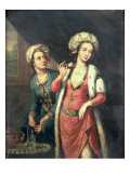 Portrait of a Lady Thought to Be Lady Mary Wortley Montagu Giclee Print by George Knapton