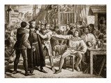 Lord Saye and Sele Brought before Jack Cade, 1450 Giclee Print by Charles Lucy