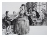 The Young Francis Bacon and Queen Elizabeth I reproduction procédé giclée par McConnell 