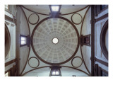View of the Cupola in the New Sacristy, 1520-24 and 1530-33 reproduction procédé giclée par Michelangelo Buonarroti 