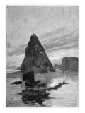 Rock of the Little Orphan on the Yangtze River, 1893 Giclee Print by Nikolay Karazin