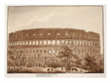 View of the Colosseum from the Baths of Titus, in the Year 1788, 1833 Giclee Print by Agostino Tofanelli