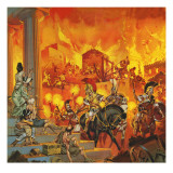 Alexander the Great Suppressing a Rebellion in Greece Giclee Print by Mcbride 