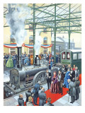 The Age of Great Beginnings - the Victorian Age Giclee Print by Ron Embleton