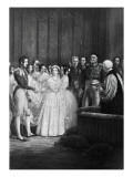 The Wedding Ceremony of Queen Victoria and Prince Albert on 10th February 1840 Giclee Print by English School 