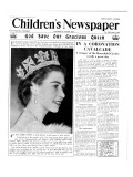 God Save Our Gracious Queen, Front Page of 'The Children's Newspaper', 1953 Giclee Print by English School 