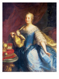 Portrait of the Empress Maria Theresa of Austria Giclee Print by Martin Mytens or Meytens