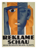 Reklameschau', Poster for the Berlin Advertising Exhibition, 1929 Giclee Print by Lucian Bernhard