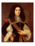 Portrait of a Young Gentleman in a Black Slashed Doublet Giclee Print by Carlo Ceresa
