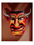 Devil Mask Used in a Pastorela from the Guerrero Region of Mexico Giclee Print by Mexican School 