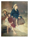 The Children of Sir Hussey Vivian Bt., M.P., 1883 Giclee Print by George Elgar Hicks