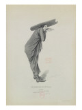 Bazile, from the Opera 'Le Barbier De Seville', by Gioachino Rossini Giclee-trykk av Emile Antoine Bayard