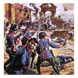 Boys Lay Down their Lives for Marshal-President Francisco Salano Lopez of Paraguay Giclee Print by Payne 