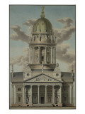 The German Cathedral on the Gendarmenmarkt, 1812 Giclée-Druck von G.F. Kluge