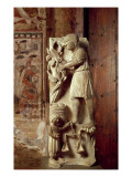 Gathering Grapes: September from a Statuary Calendar of the Labours of the Months, C.1200 reproduction procédé giclée par Benedetto Antelami