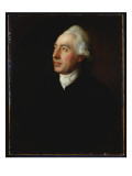 Portrait of the Rev. Humphrey Gainsborough in a Black Coat and White Cravat Giclee Print by Thomas Gainsborough