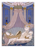 Scene from 'Les Liaisons Dangereuses' by Pierre Chodlerlos De Laclos Giclee Print by Georges Barbier