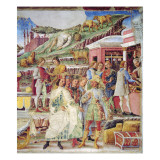 The Triumph of Mercury: June, from the Room of the Months, C.1467-70 Giclee Print by Francesco del Cossa