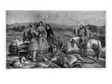 Queen Victoria Landing at Loch Muick, after the Painting of 1850 reproduction procédé giclée par Edwin Henry Landseer