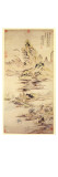 The Enjoyment of the Fisherman in the Water Village Giclee Print by Yun Shouping 