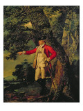 Portrait of Colonel Charles Heathcote in the Uniform of the 35th Foot Giclee Print by Joseph Wright of Derby