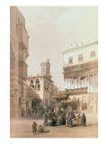 Bazaar of the Coppersmiths, Cairo, from "Egypt and Nubia", Vol.3 reproduction procédé giclée par David Roberts