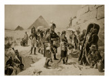 Napoleon in Egypt, Illustration from 'Hutchinson's History of the Nations', C.1915 Giclee Print by E. Fiorillo
