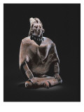 Figure of a Mayan Seated King, from the Isle of Jaina Giclee Print by Mayan 