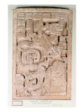 Yaxchilan Lintel 25, Late Classic Period, 600-900 Ad Giclee Print by Mayan 
