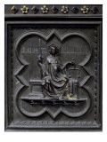 Justice, Panel G of the South Doors of the Baptistery of San Giovanni, 1336 reproduction procédé giclée par Andrea Pisano