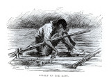 Asleep on the Raft, Illustration from 'The Adventures of Huckleberry Finn', by Mark Twain Giclée-Druck von Edward Windsor Kemble