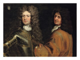 Double Portrait of the Artist with Brigadier-General Robert Killigrew Giclée-Druck von Antonio Verrio