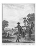The Horse Race, Engraved by Heinrich Guttenberg Giclee Print by Jean Michel Moreau The Younger