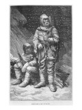Exploration Costumes, Illustration from 'Expedition Du Tegetthoff' by Julius Prayer Giclee Print by Edouard Riou