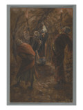The Chasm in the Rock in the Cave Beneath Calvary Giclee Print by James Jacques Joseph Tissot