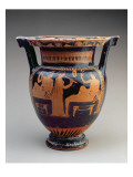 Attic Red-Figure Column Krater with a Symposium Scene of a Flute Player Giclee Print
