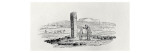 Man and a Boy by a Monument from 'History of British Birds and Quadrupeds' Giclee-trykk av Thomas Bewick Man and a Boy by a Monument from 'History of British Birds and Quadrupeds' Giclee-trykk av Thomas Bewick