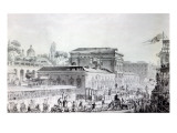 Antiquities Found at Herculaneum Being Transported to the Naples Museum, C.1782 Giclee Print by Louis Jean Desprez