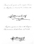 Two Examples of the Signature of Ferdinand Magellan Giclee Print