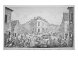 The Five Points, Junction of Baxter, Worth and Park Streets, New York, C.1829 Lámina giclée por George Catlin