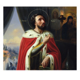 Alexander Nevsky, Duke of Novgorod, Grand Duke of Vladimir Giclee Print by Vasili Kuzmich Shebuev
