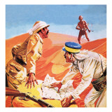 Search for a Lost City -- the Search for the Lost City of Kalahari Giclee Print by C.l. Doughty